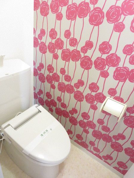 【トイレ】　暖房便座付です!!